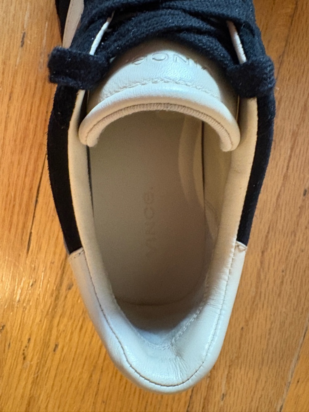 Vince Oasis Sneakers black suede Sz 6.5 - Picture 5 of 6